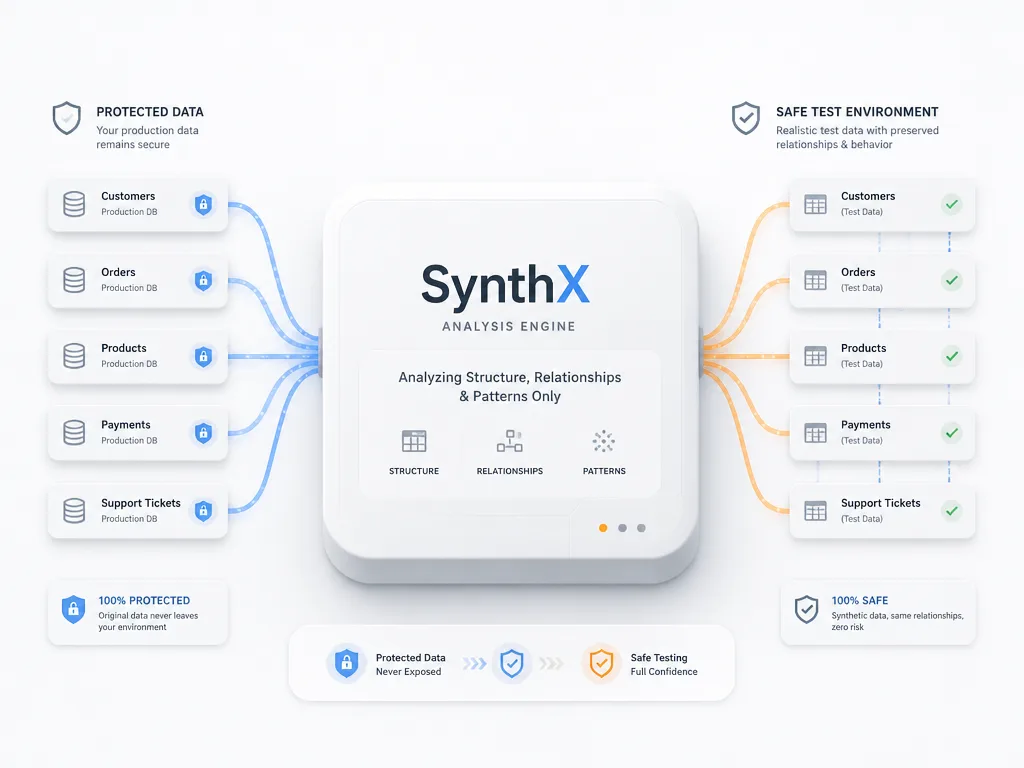 SynthX, schema-aware synthetic test data generation